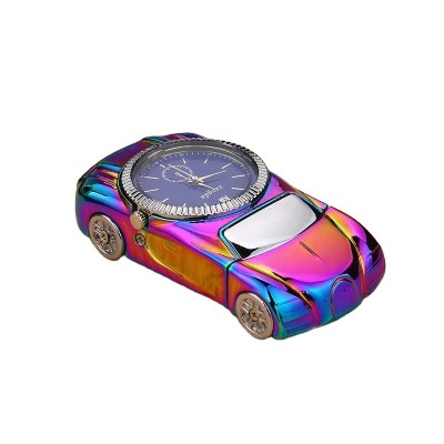 New creative sports car cigarette lighter USB electronic metal watch lighter