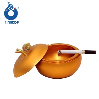 3D Apple Shape Aluminum Alloy Smoking Ashtray