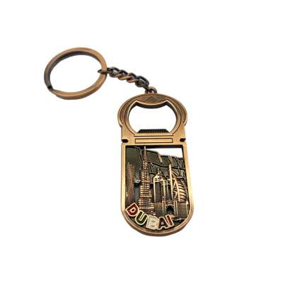 High quality cheap customizable metal bottle opener keychain