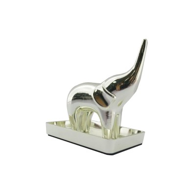 Jewelry display stand jewelry dishes tray silver metal jewelry animal elephant ring holder